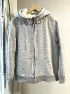 【UNIQLO】ユニクロ レディース 裏ボアフルジップ パーカー