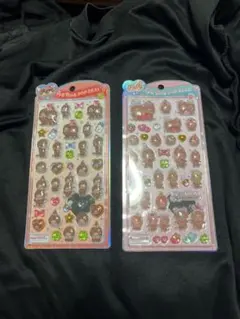 Monchhichi ポップシール 2シートセット　モンチッチ　うるちゅる