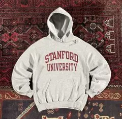 champion カレッジロゴ プルオーバー パーカー グレー M