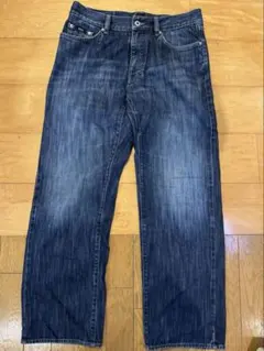 HUGO BOSS ブルーワイドデニム W 34 L 30