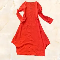 EMERY ROSE ロングワンピース 赤 Iライン