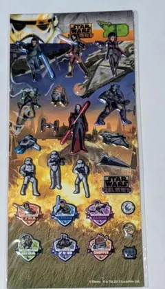 非売品　スターウォーズシール ぷくぷくディズニーxd