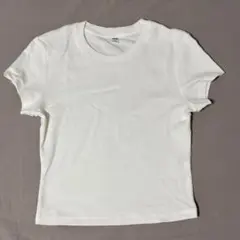 新品　UNIQLOユニクロ　ミニT ホワイト　白　Ｓ　Tシャツのサムネイル