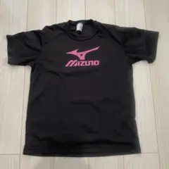 MIZUNO レディースMサイズ　半袖Tシャツ ブラック ピンクのサムネイル