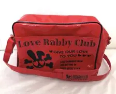Love Rabby ショルダーバッグ メッセンジャーバッグ 赤のサムネイル