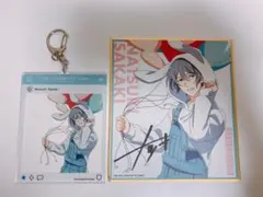 榊夏来　色紙アクキーセット