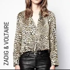 新品タグ付/ZADIG&VOLTAIRE TINKブラウス シャツ レオパード - メルカリ