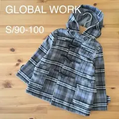 【未使用品】GLOBAL WORK ダッフルコート サイズS/90-100