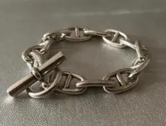 重厚 アンカーチェーン ブレスレット シルバー S925 銀 ヴィンテージ