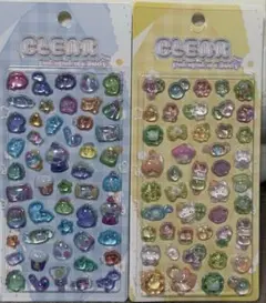 【新品未使用】CLEARぷくぷくキャンディシール2点セット