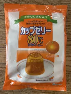 かんてんぱぱ　カップゼリー80°C 伊那食品　オレンジ味　500g 6人分✖️5袋のサムネイル