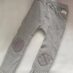 バースデイ テータテート ボーダー ワッペン レギンス パンツ 110