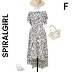 【SPIRALGIRL】スパイラルガール リゾートワンピ ロングワンピース
