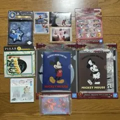 ディズニー　一番くじ　ハッピーくじ　ピクサー　まとめ売り　クリアファイル　メモ帳