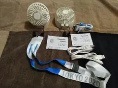 【希少】Panasonic 扇風機 パナソニック、ナノイー＆立体首振りに対応したDC扇風機「F-CU339