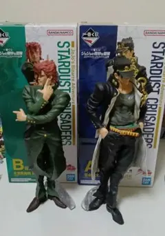 一番くじフィギュア 花京院典明 空条承太郎スターダストクルセイダース ジョジョ