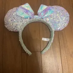 パステルスパンコール ミニー型カチューシャ