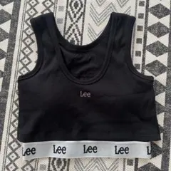 Lee タンクトップ ブラック ロゴ入りのサムネイル