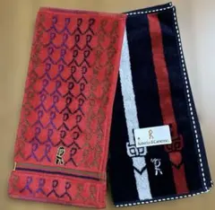 Roberta di Camerinoのロゴ付き タオルハンカチ 2枚セット