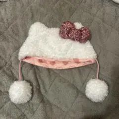 USJ ハローキティポンポン付きハット