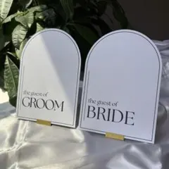 受付サイン　結婚式　披露宴　ペーパーアイテム