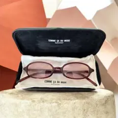 COMME CA DU MODE サングラス ボルドー オーバルのサムネイル