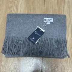 JOHNSTONSジョンストンズ カシミア 大判ストール マフラー グレー