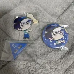 プロセカ 青柳冬弥 アクスタ・缶バッチセット