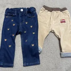 ミキハウス ボトムス2点セット 80サイズ