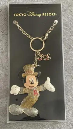 ディズニーリゾート　ミッキーバッグチャーム　キーホルダー　30周年