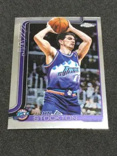 ジョン・ストックトン ジャズ 2025 Topps Chrome
