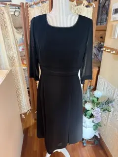 【即日発送】ブラックワンピース★13号