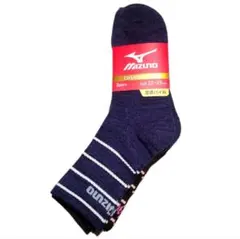 【新品・未使用】MIZUNO ミズノ レディース スポーツソックス 3足組