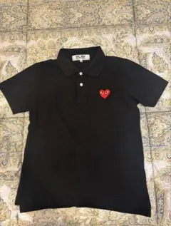 PLAY COMME des GARÇONS ポロシャツ S ブラック - メルカリ