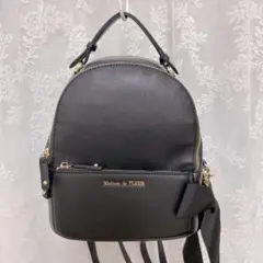 Maison de FLEUR　メゾフル　リュック　Mサイズ　ブラック