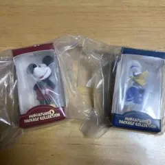 ミニチュア & パッケージコレクション ミッキーとドナルド