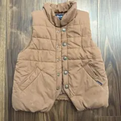 Moujonjon ブラウン ダウンベスト
