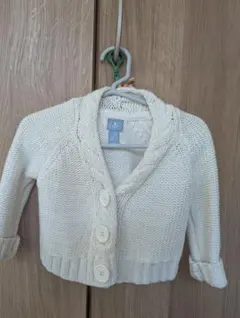 [まとめ割あり!]babyGap アイボリー カーディガン 80㎝