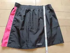 Vision Quest ランニングスカート S 黒とピンクのサムネイル
