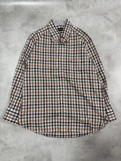 POLO チェック柄 長袖シャツ Lサイズ カジュアル