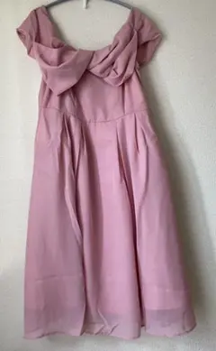 【新品未使用】オフショルワンピース✩ピンク【9号】