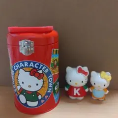 ハローキティ　缶バッグ＆フィギュア　　レトロ　レア