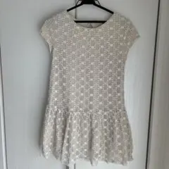 Zara Girls ベージュ レースワンピース 164cm