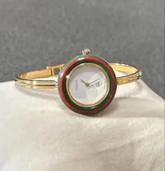 GUCCI チェンジベゼル バングルウォッチ アナログ腕時計・稼働品