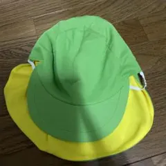 カラー帽子　黄緑