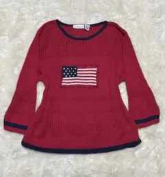 00s archive 古着 七分袖ニット
