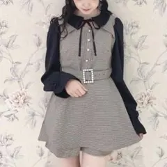 evelyn チョーカーロンパース ブラック