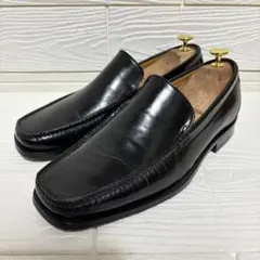 【極美品】COLE HAAN スリッポン モカシン ブラック レザー 8M