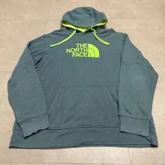 The north face パーカー　プルオーバー　スウェット　ロゴ　緑のサムネイル