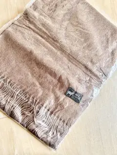 MIX CASHMERE カシミヤ混紡 マフラー ブラウン 新品